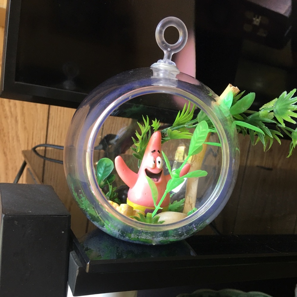 Handmade Patric Star hanging ornament